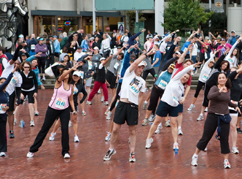 Register for the Bridge to Bridge - and start your stretching!